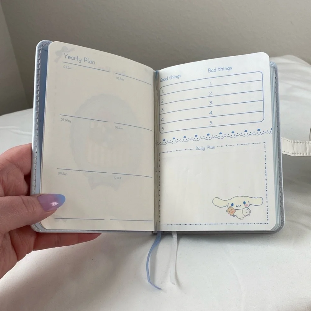 Sanrio Cinnamoroll Blue and White Notebook